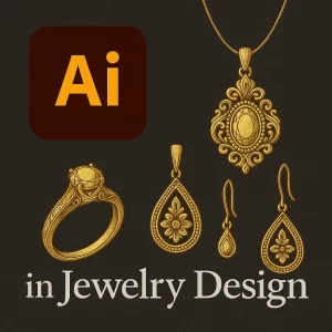 نقش Illustrator در طراحی طلا؛ مزایا و محدودیت‌ها