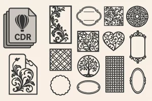 آرشیو فایل های آماده کورل (وکتور) با هزاران طرح متنوع